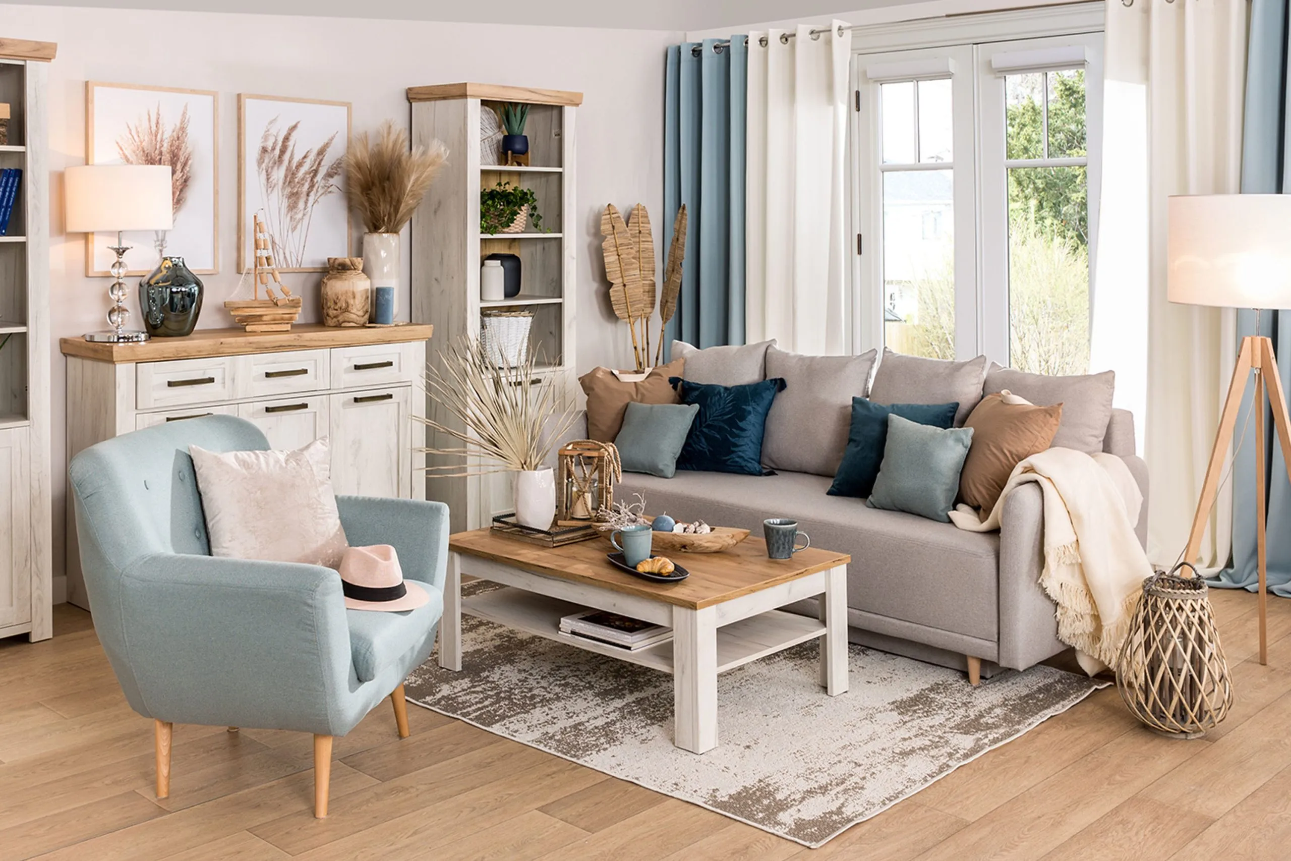 Mieszkanie w stylu hamptons