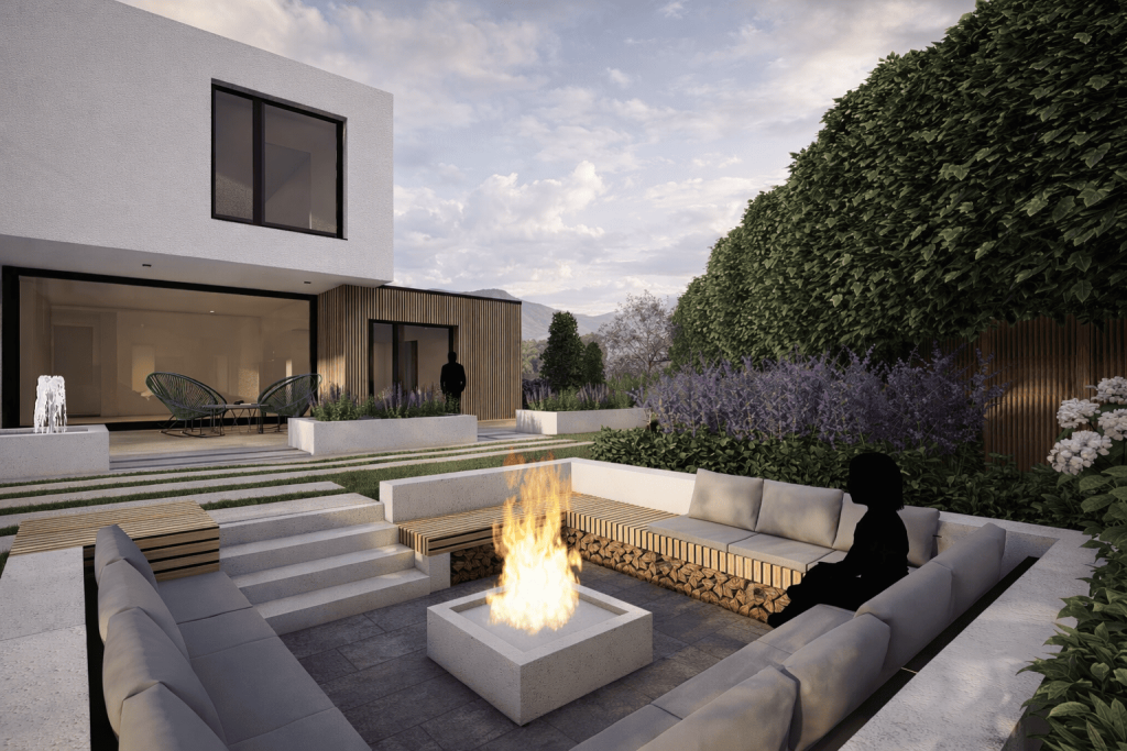 odcienie-zieleni-strefa-wypoczynku-z-paleniskiem